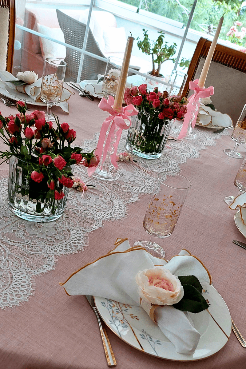 Dantel Bordürlü Masa Örtüsü | | nihalpancar