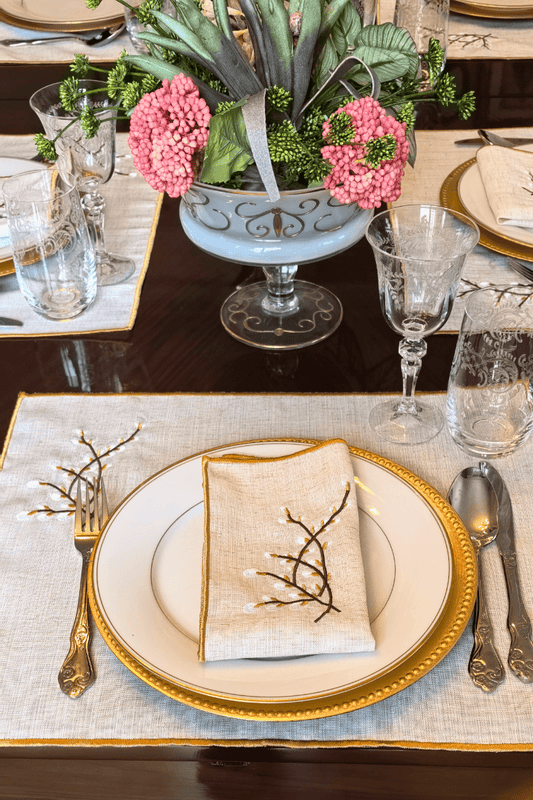 Goldeniha Amerikan Servisi - Krem | | nihalpancar