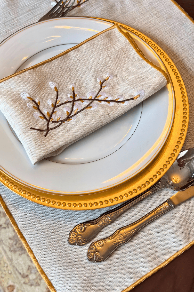 Goldeniha Peçete - Krem | | nihalpancar