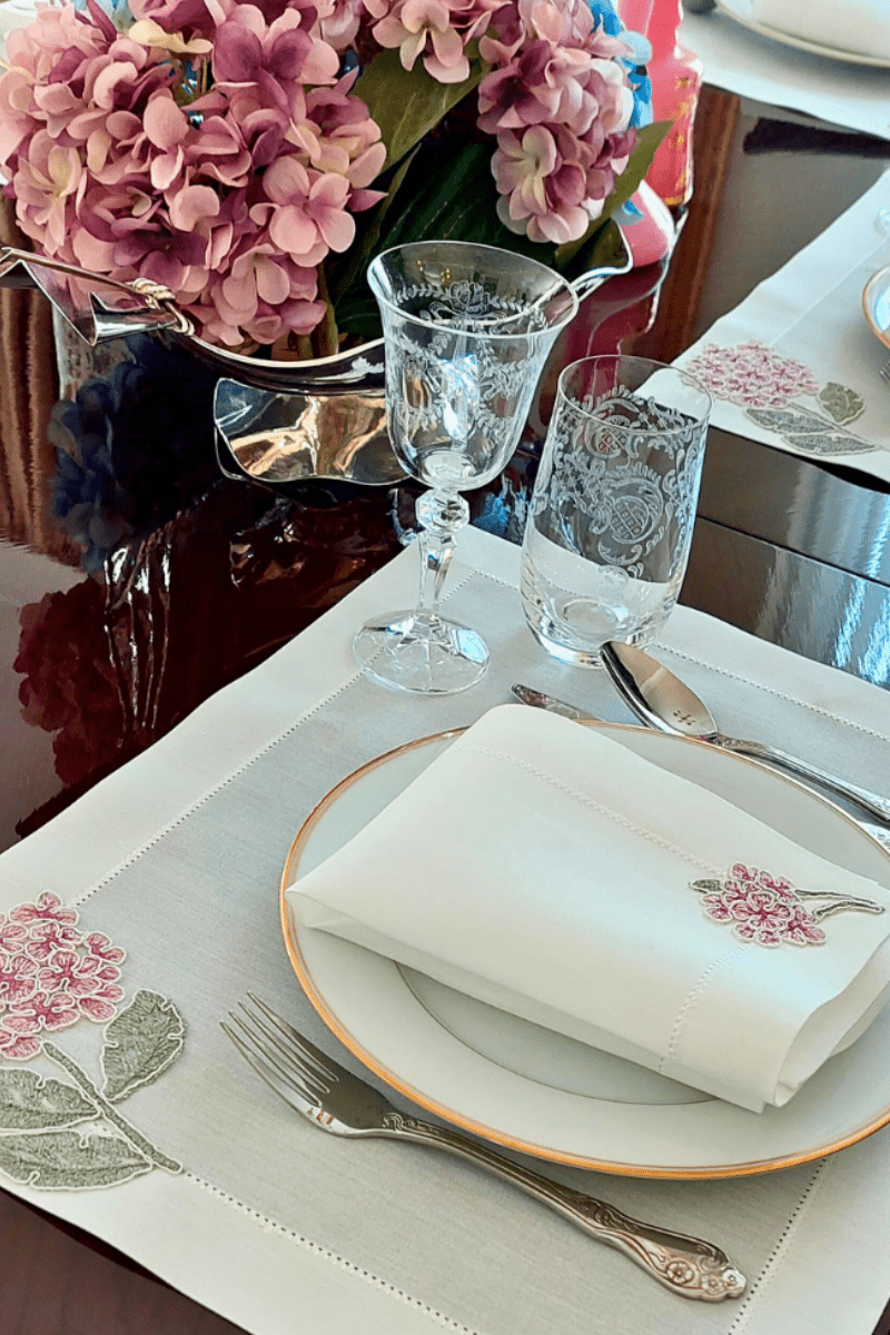 Ortanca Desenli Peçete | | nihalpancar