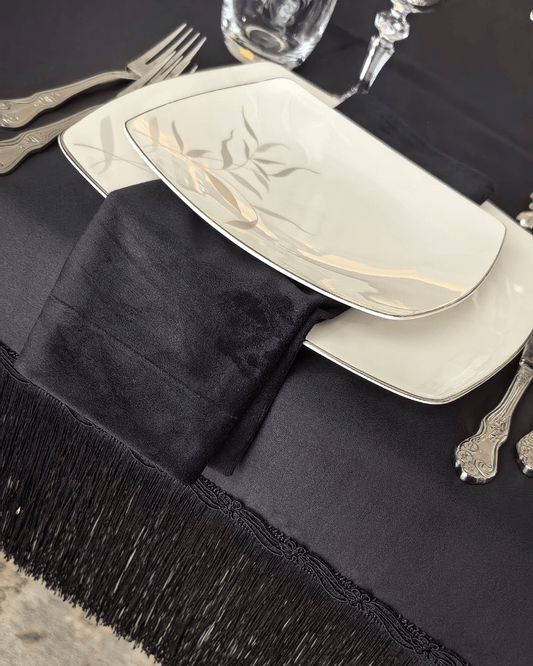 Sutaşı Detaylı Saçaklı Masa Örtüsü | | nihalpancar