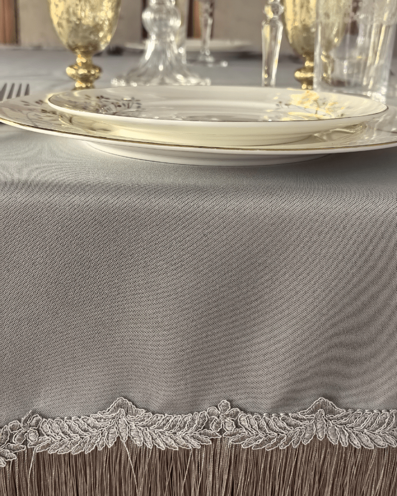 Sutaşı Detaylı Saçaklı Masa Örtüsü | | nihalpancar